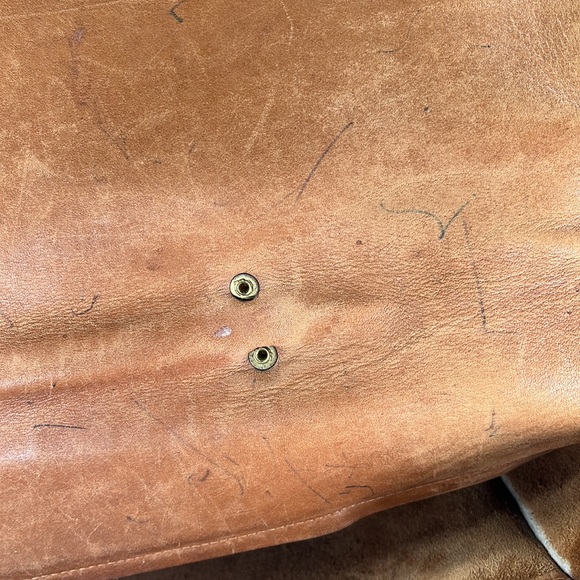 Coach Vintage Brown Leather Briefcase Bag - Made in USA - Heavily Distressed - Picture 13 of 16